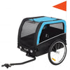Dog Bike Trailer, Pet Cart Bicycle Carrier with 20 Air Tires, Quick-Release Wheels, Reflectors, Flag
