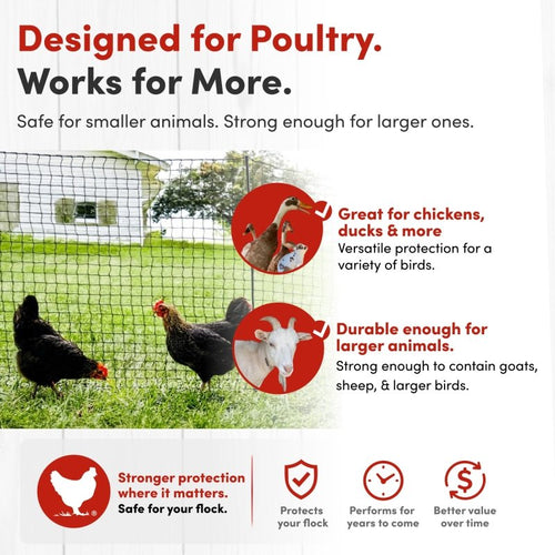 RentACoop Black Non-Electric Boundary Fence