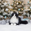 Tuxedo Weighted Plush – Realistic Companion Cat for Adults