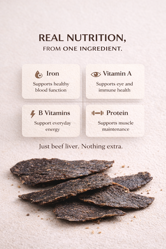 Beef Liver for Dogs & Cats | Nutrient-Rich Treat | Whisker & Tail Co.
