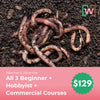 Meme’s Worms Beginner, Hobbyist & Commercial Course Bundle (SC)