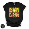 Halloween Stamps Tee | Vintage Spooky Postage Graphic T-Shirt