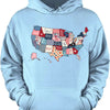 4th Of July Map Update Shirt | USA Patriotic States T-Shirt | US Flag Shirt | Independence Day Tee 682299