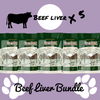 Beef Liver Treats: 5 for $55 Elevate Your Pup's Happiness with 5x Beef Liver Bundle.