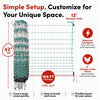 48 Electric Poultry Fencing - Suitable for Chickens, Ducks, Turkeys, and Other Poultry