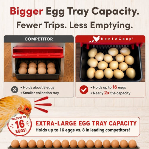 RentACoop Roll-Out Reversible Nesting Box Efficiency - One Compartment