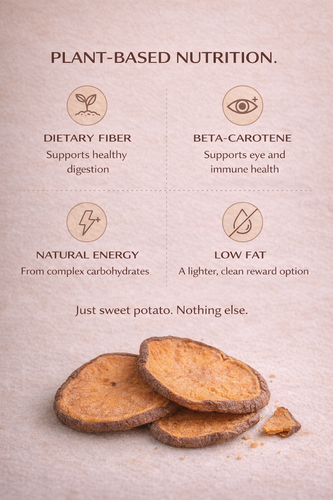 Sweet Potato Chips for Dogs | Fiber-Rich Treat | Whisker & Tail Co.