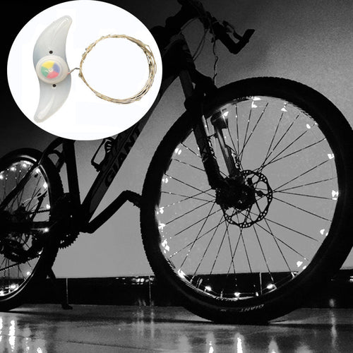 Super Cool Bicycle Led Hub Light Set Mountain Bike Rack Decorative Light Bicycle Spoke Lights Night Riding Bicycle Wheel Light