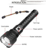 Zoom Type Input And Output Power Display Flashlight