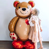 Big Bear Foil Balloon Large Size Love Heart Wedding