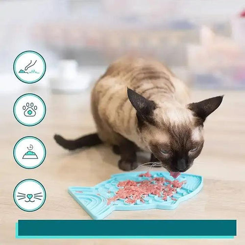 Silicone Pet Dogs Slow Food Plate