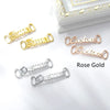 Casual Shoes Sneakers Stainless Steel Custom Name Buckle