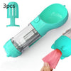 3-in-1 Pet Travel Water Bottle Feeder
