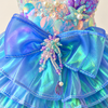 Handmade Mermaid Pet Dress with Matching Hair Bow