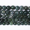 5A Water Plants Agate Bracelet Semi-finished Products Wholesale Aquatic Plants Marine Agate Loose Beads