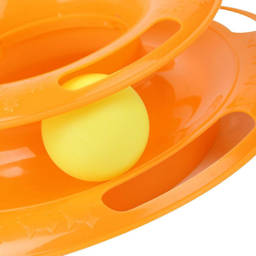 Interactive Cat Ball Disk Toy