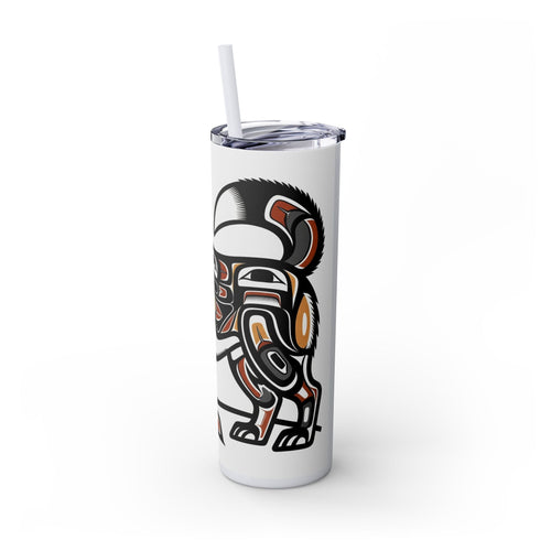 Skinny Tumbler with Straw – 20 oz Stainless Steel Cup