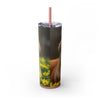 Skinny Tumbler with Straw – 20 oz Stainless Steel Cup