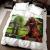 Sweatshirt Blanket – Plush Fleece Throw, 2 Size Options