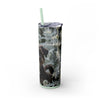 Skinny Tumbler with Straw – 20 oz Stainless Steel Cup