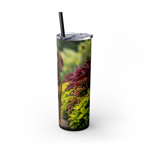 Skinny Tumbler with Straw – 20 oz Stainless Steel Cup