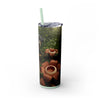 Skinny Tumbler with Straw – 20 oz Stainless Steel Cup