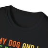 Feral Dog Mom T-Shirt | Funny Dog Lover Rainbow Paw Shirt