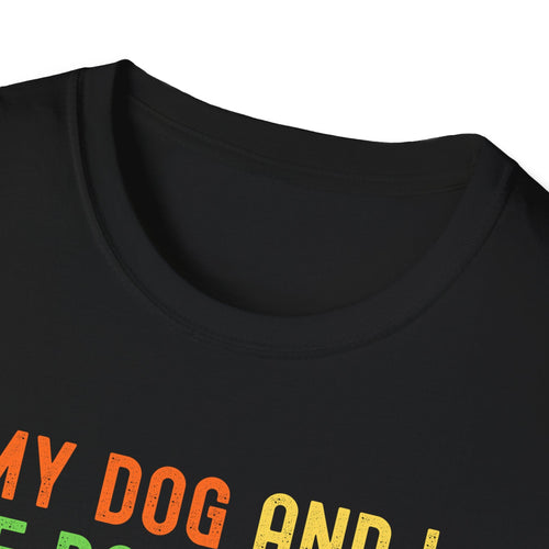 Feral Dog Mom T-Shirt | Funny Dog Lover Rainbow Paw Shirt