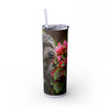 Skinny Tumbler with Straw – 20 oz Stainless Steel Cup