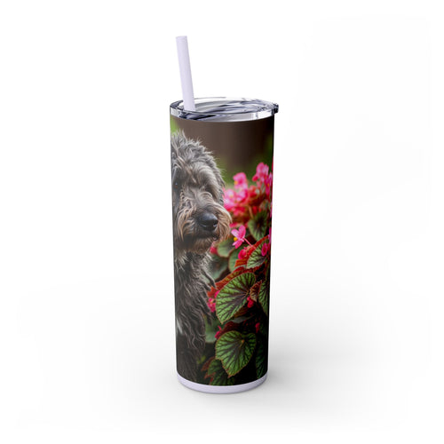 Skinny Tumbler with Straw – 20 oz Stainless Steel Cup