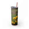 Skinny Tumbler with Straw – 20 oz Stainless Steel Cup