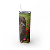 Skinny Tumbler with Straw – 20 oz Stainless Steel Cup