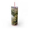 Skinny Tumbler with Straw – 20 oz Stainless Steel Cup