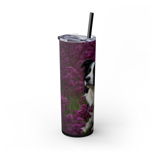 Skinny Tumbler with Straw – 20 oz Stainless Steel Cup