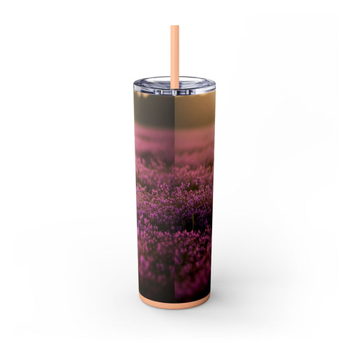 Skinny Tumbler with Straw – 20 oz Stainless Steel Cup