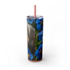 Skinny Tumbler with Straw – 20 oz Stainless Steel Cup
