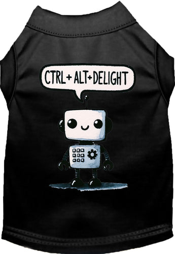 Dog Shirt for Pets Ctrl+Alt+Delight