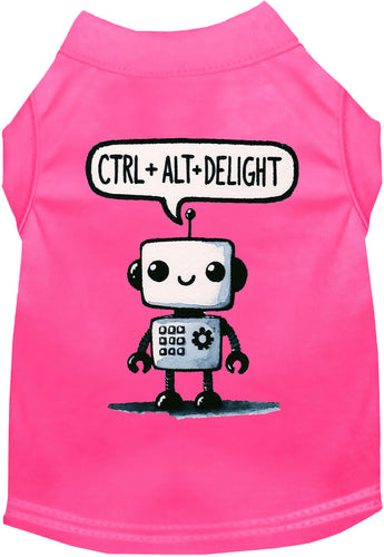 Dog Shirt for Pets Ctrl+Alt+Delight