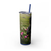 Skinny Tumbler with Straw – 20 oz Stainless Steel Cup