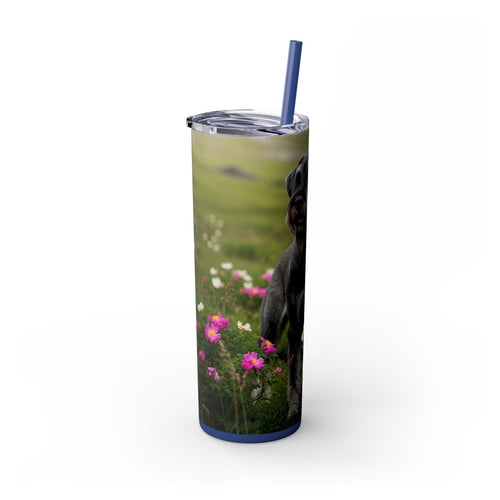 Skinny Tumbler with Straw – 20 oz Stainless Steel Cup