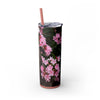 Skinny Tumbler with Straw – 20 oz Stainless Steel Cup