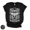 Skull Moth Tee | Gothic Death's Head Moth Graphic T-Shirt {WHITE DESIGN}