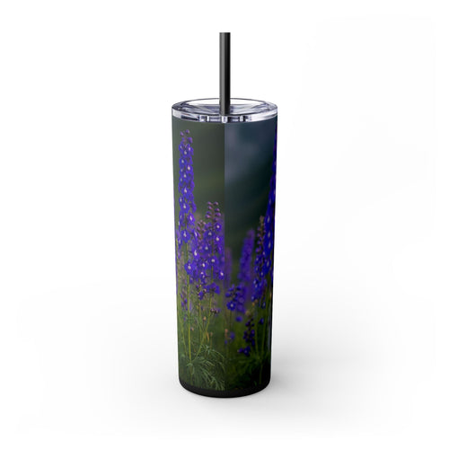 Skinny Tumbler with Straw – 20 oz Stainless Steel Cup