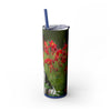 Skinny Tumbler with Straw – 20 oz Stainless Steel Cup