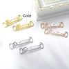 Casual Shoes Sneakers Stainless Steel Custom Name Buckle
