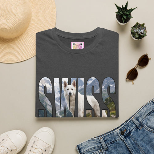 White Swiss Mountain Dog Tee Shirt