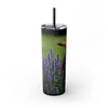 Skinny Tumbler with Straw – 20 oz Stainless Steel Cup