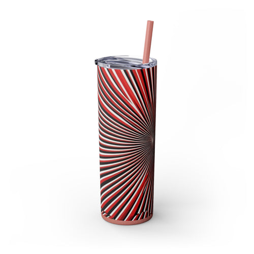 Skinny Tumbler with Straw – 20 oz Stainless Steel Cup