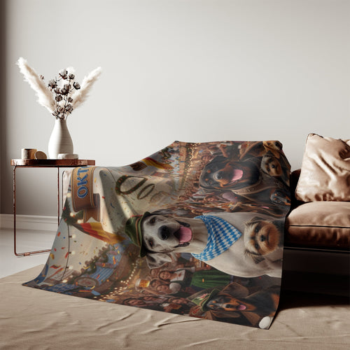 Oktoberfest Dogs Blanket