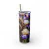 Skinny Tumbler with Straw – 20 oz Stainless Steel Cup